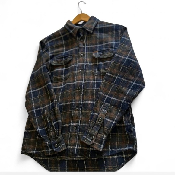 Orvis Other - |Orvis| Men's Long Sleeve Plaid Button Down in Brown & Blue Size Small